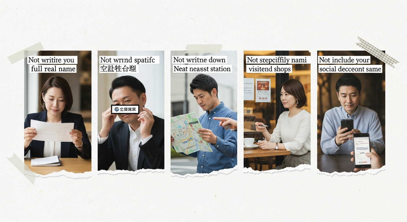 自分の身を守るプロフィール設定