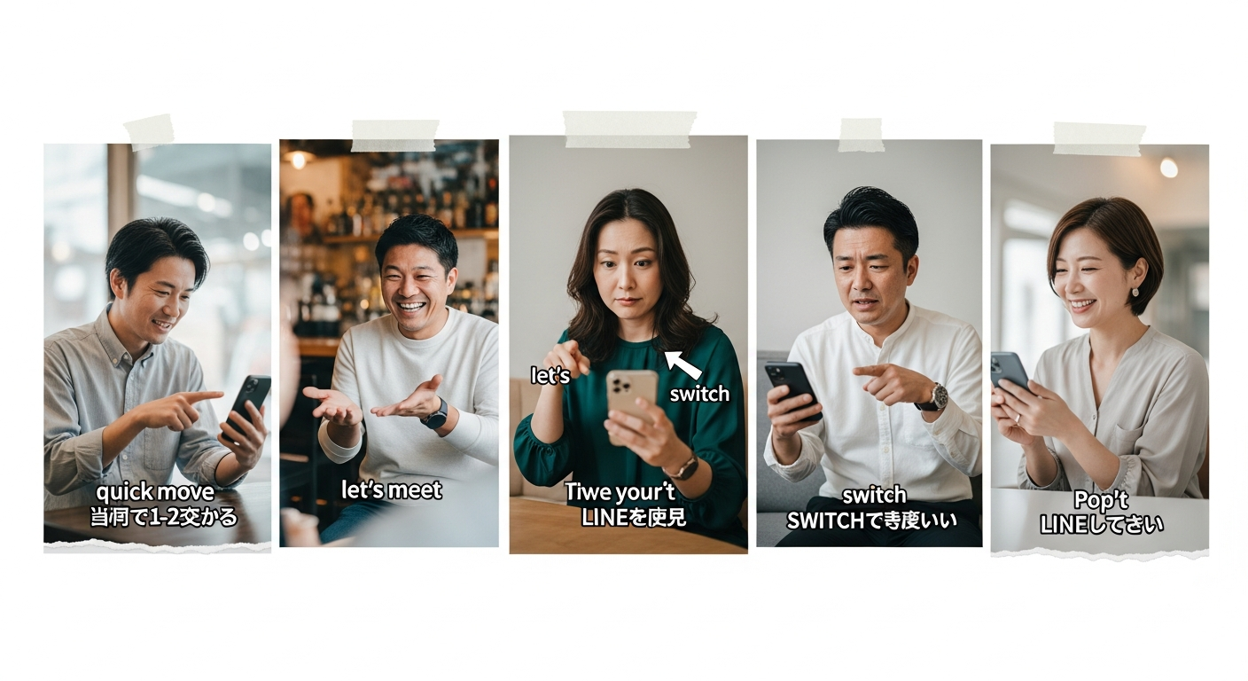 メッセージのやり取りで気づく違和感