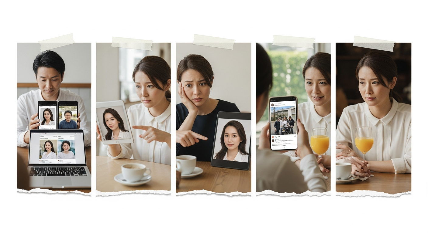 プロフィール写真で見抜く方法