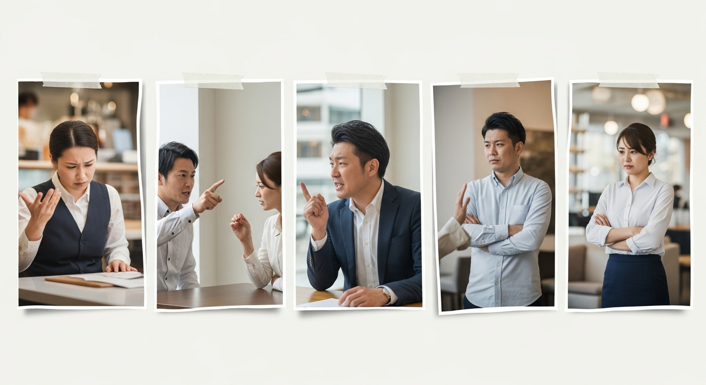 ⑩暴言・モラハラ気質の男性