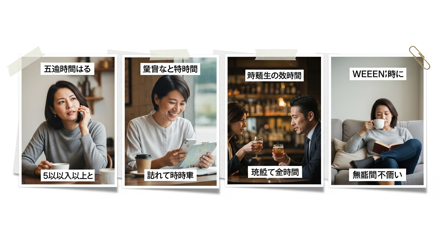 長時間通話(2時間以上)がうまくいくタイミング